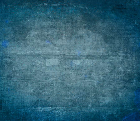 dark blue background with abstract highlight corner and vintage grunge background textureの写真素材