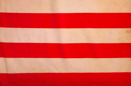 Closeup of grunge American flagの写真素材