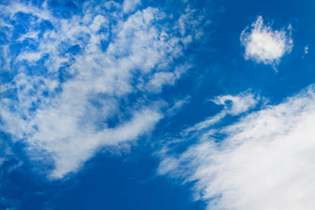 Blue sky with cloudsの写真素材