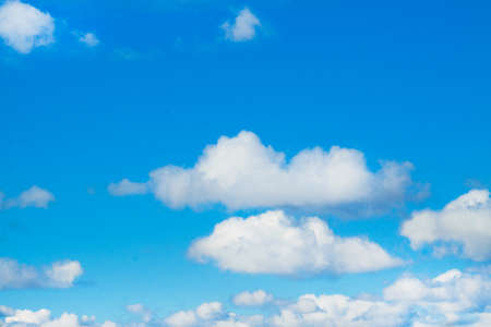 Blue sky with cloudsの写真素材