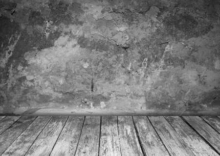 room interior vintage with  wood floor backgroundの写真素材