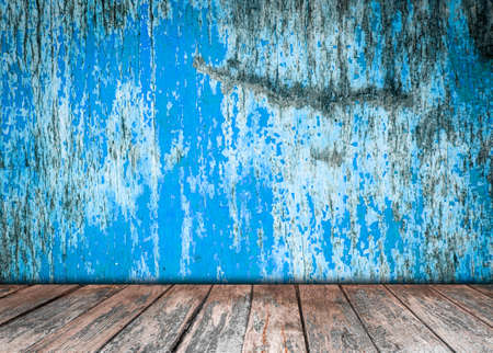 room interior vintage with  wood floor backgroundの写真素材