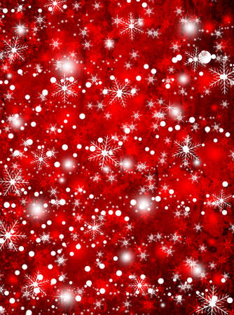Christmas and New Year background with snowflakesの写真素材