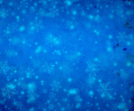 Winter Background with Snowflakesの写真素材