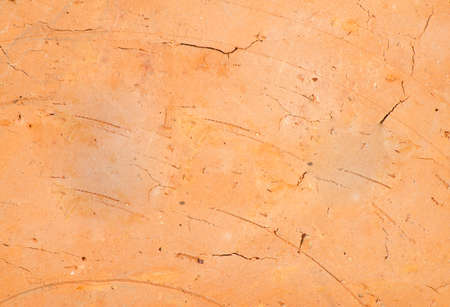 Red brick texture macro closeup, old detailed rough grunge textureの写真素材