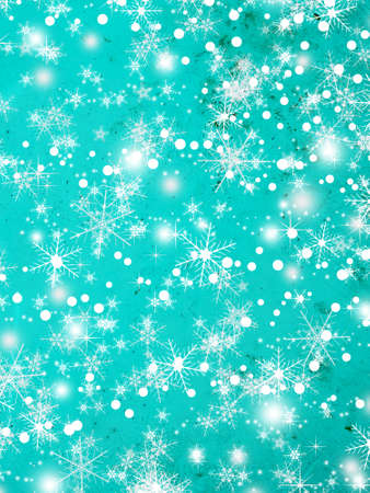 Christmas and New Year background with snowflakesの写真素材