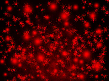 Christmas and New Year background with snowflakesの写真素材
