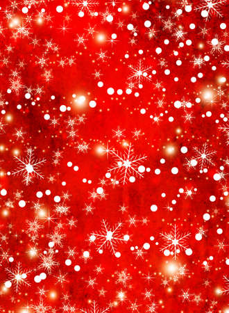 Christmas and New Year background with snowflakesの写真素材