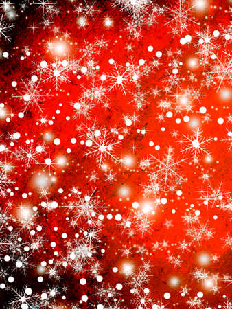 Christmas and New Year background with snowflakesの写真素材
