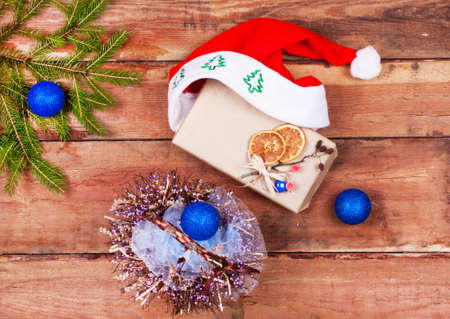 Christmas and New year decorationsの写真素材