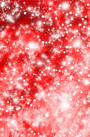 Christmas and New Year background with snowflakesの写真素材