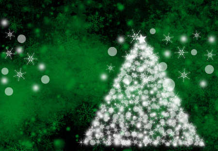 Christmas and New year background with Christmas tree.の写真素材