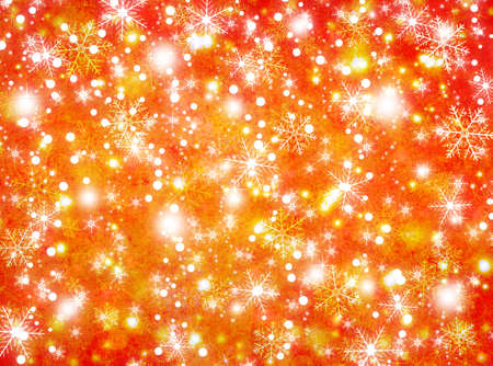 Christmas and New Year background with snowflakesの写真素材