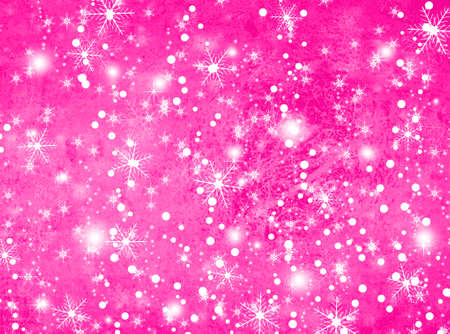 Christmas and New Year background with snowflakesの写真素材