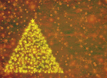 Christmas and New year background with Christmas tree.の写真素材
