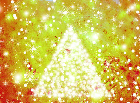 Christmas and New year background with Christmas tree.の写真素材