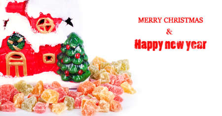 Christmas and New year decorationsの写真素材