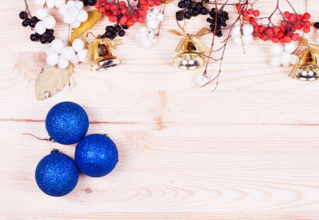 Christmas and New year decorationsの写真素材