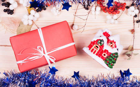 Christmas and New year decorationsの写真素材