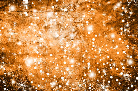 Christmas and New Year background with snowflakesの写真素材