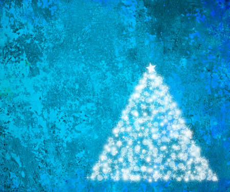 Christmas and New year background with Christmas tree.の写真素材