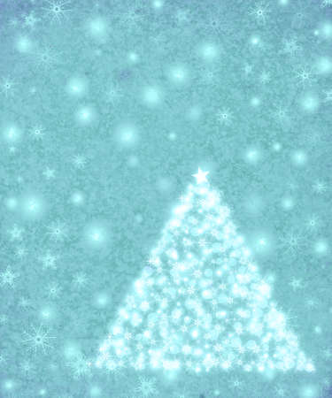 Christmas and New year background with Christmas tree.の写真素材