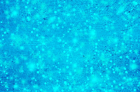 Christmas and New Year background with snowflakesの写真素材