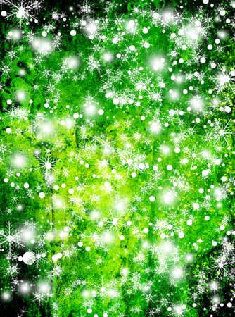 Christmas and New Year background with snowflakesの写真素材