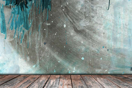 room interior vintage with wood floor background