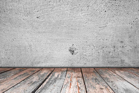 room interior vintage with wood floor backgroundの写真素材