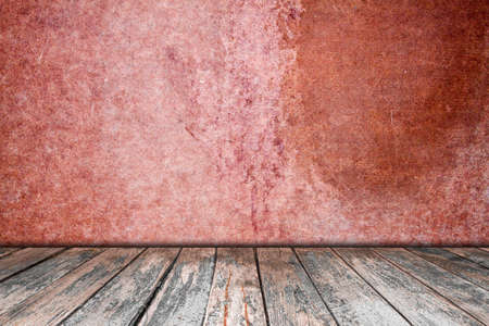 room interior vintage with wood floor backgroundの写真素材