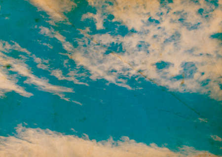 Blue sky with clouds. Nature backgroundの写真素材