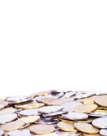 Background of the coins of Ukraineの写真素材