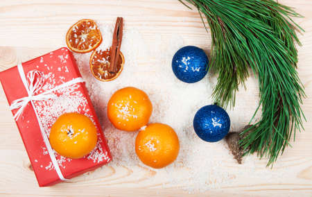 Christmas and New year decorationsの写真素材