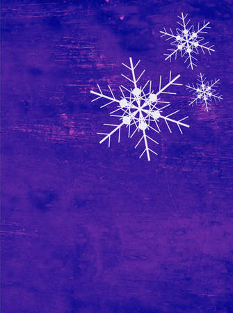 Christmas and New Year background with snowflakesの写真素材