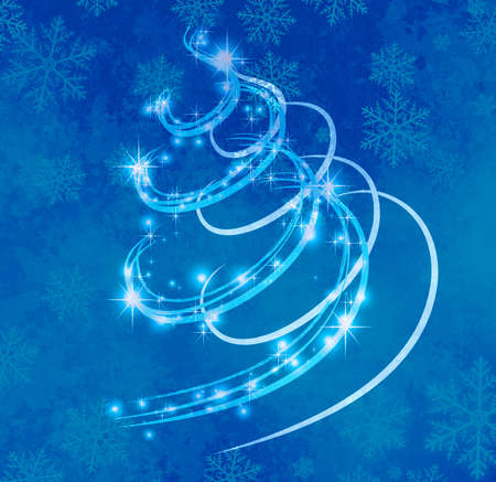 Christmas and New year background with Christmas tree.の写真素材