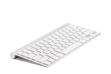 Computer keyboard. Isolated on white backgroundの写真素材