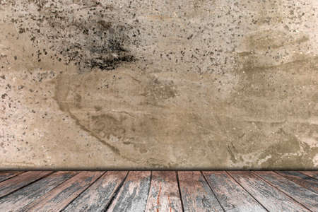 room interior vintage with wood floor backgroundの写真素材