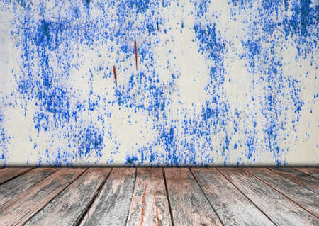 room interior vintage with wood floor backgroundの写真素材