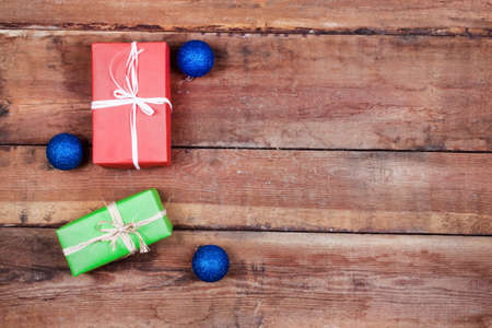 Christmas and New year decorationsの写真素材