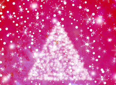 Christmas and New year background with Christmas tree.の写真素材