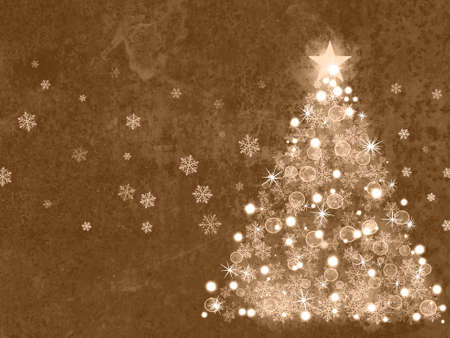 Christmas and New year background with Christmas tree.の写真素材
