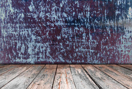 room interior vintage with wood floor backgroundの写真素材