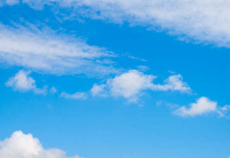 Blue sky with clouds. Nature backgroundの写真素材