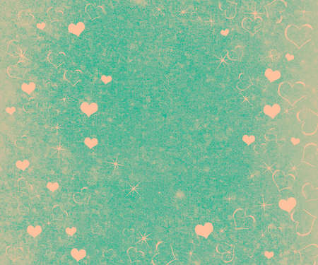 valentines day background with heartsの写真素材