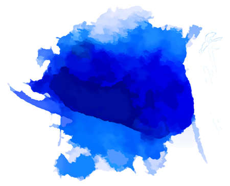 Texture Paint Stain Illustration. Hand drawn brush stroke vector design element.のイラスト素材