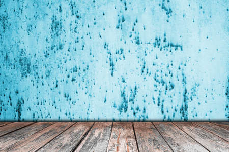 Empty room interior with wood floorの写真素材