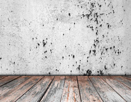 room interior vintage with wood floor backgroundの写真素材