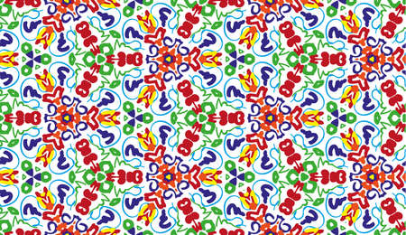 Color vector abstract seamless patternのイラスト素材
