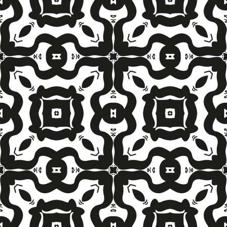 Seamless background pattern, black and white, grungy.